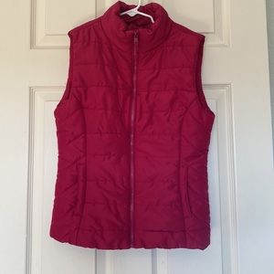 Red Puffer vest